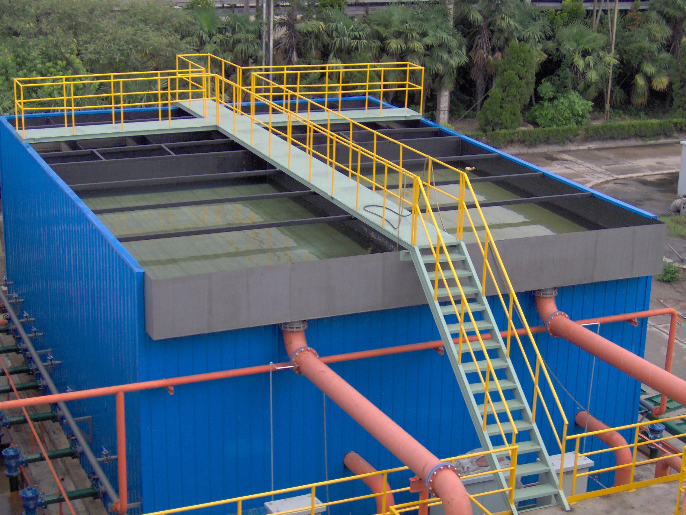 Water purification project of a steel rolling plant of an iron and steel group