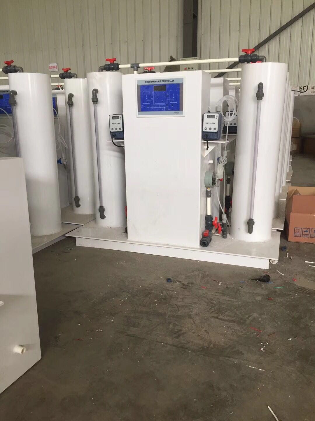 Special disinfectant chlorine dioxide generator for sewage and waste water plant